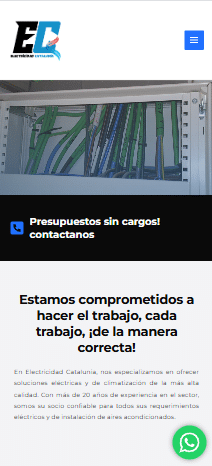 Vista móvil del proyecto